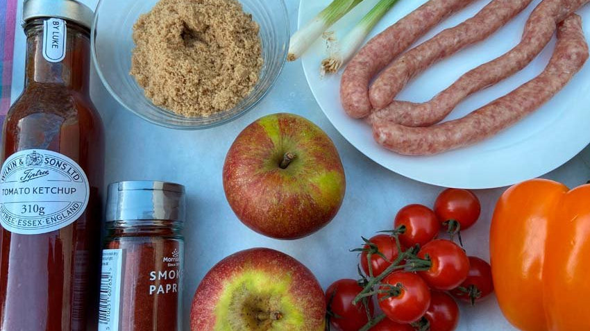 smokey cocktail sausage kebabs