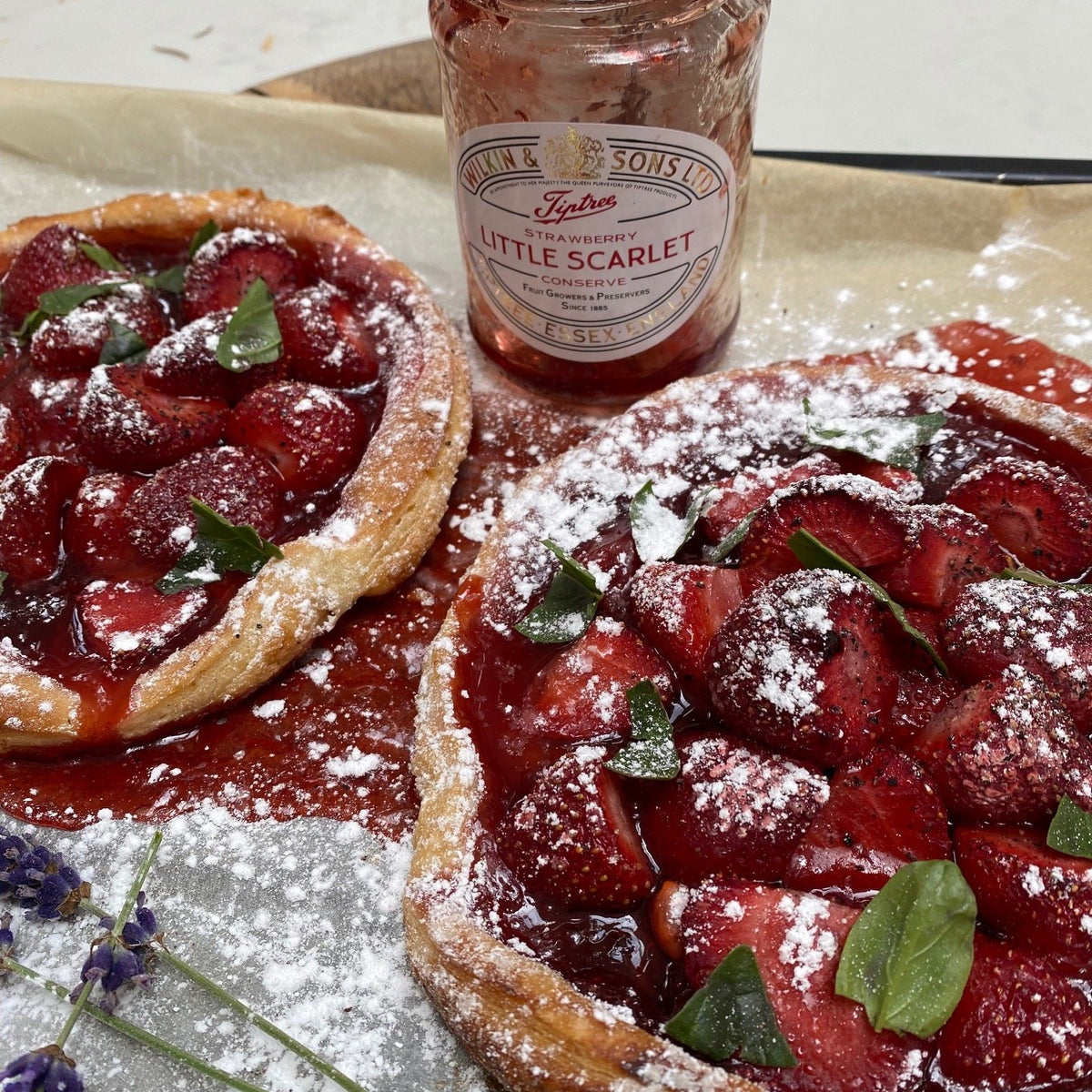 Rachel green’s little scarlet & basil tarts – Tiptree