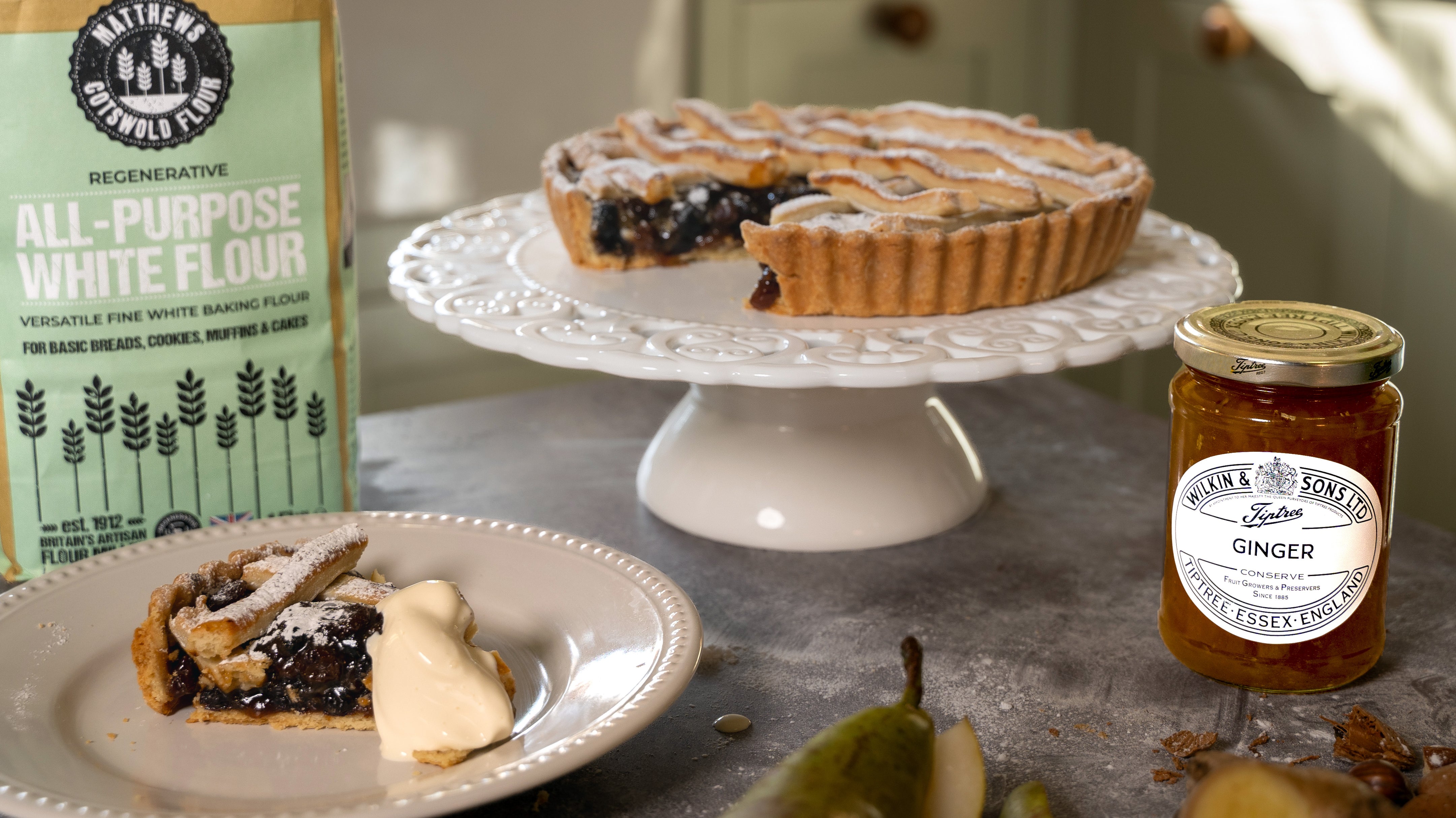 Pear and Ginger Mincemeat Tart