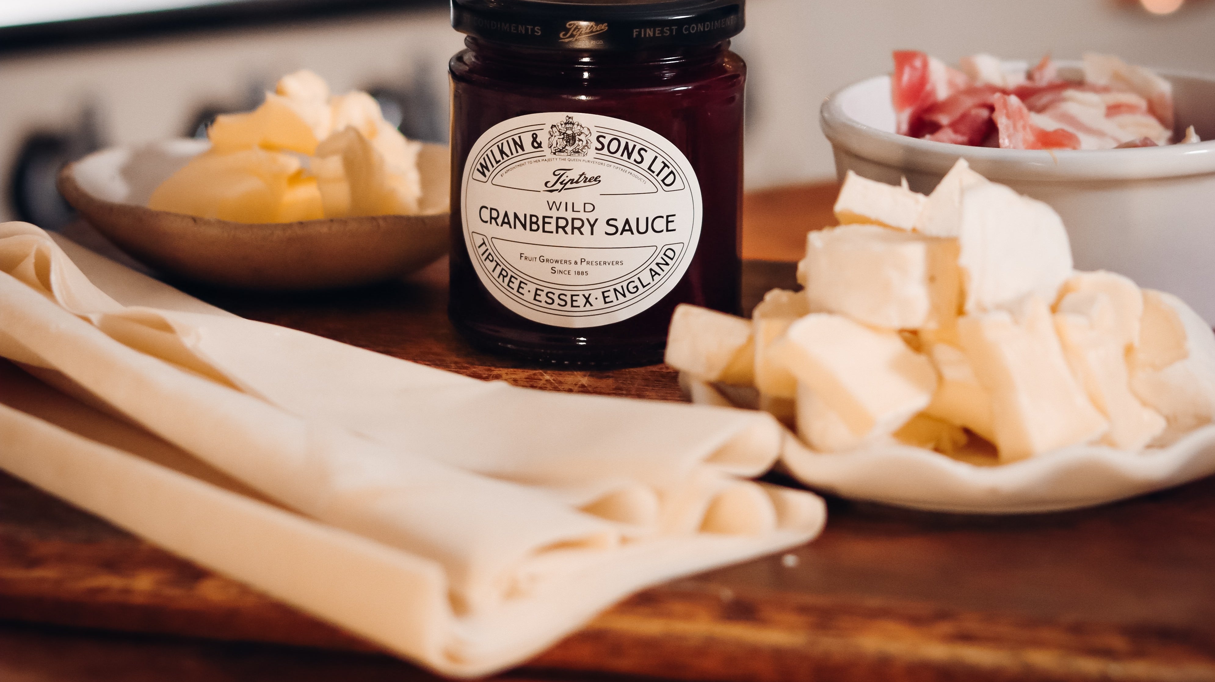 Wild Cranberry, Bacon, & Brie Christmas Crackers by The Boho Baker