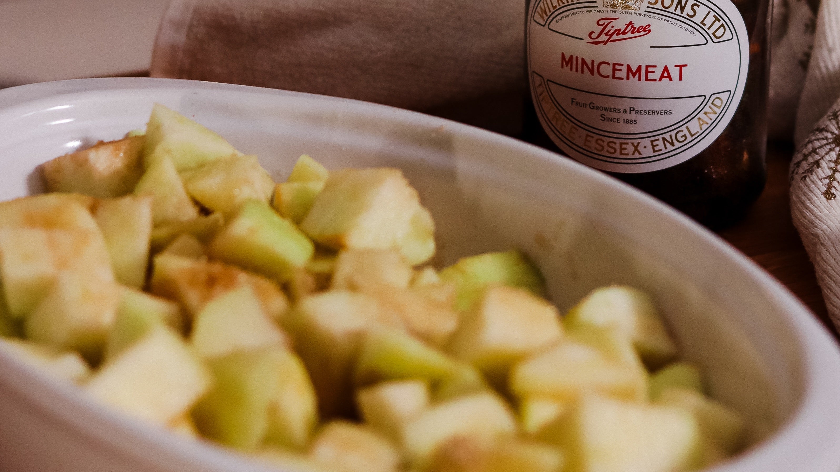 Apple & Mincemeat Pudding with a Spiced Custard by The Boho Baker