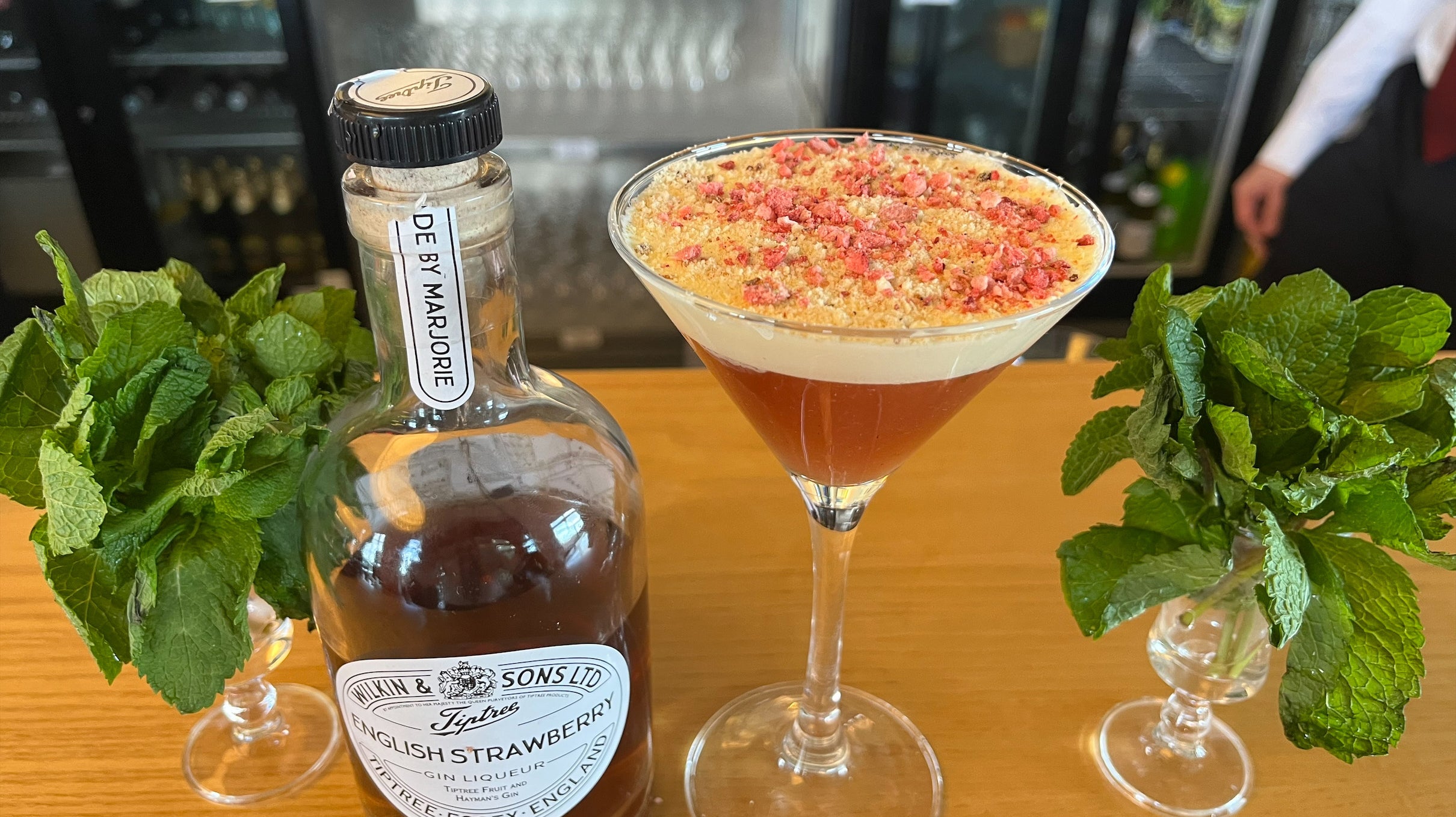 Strawberry and Cream Cocktail