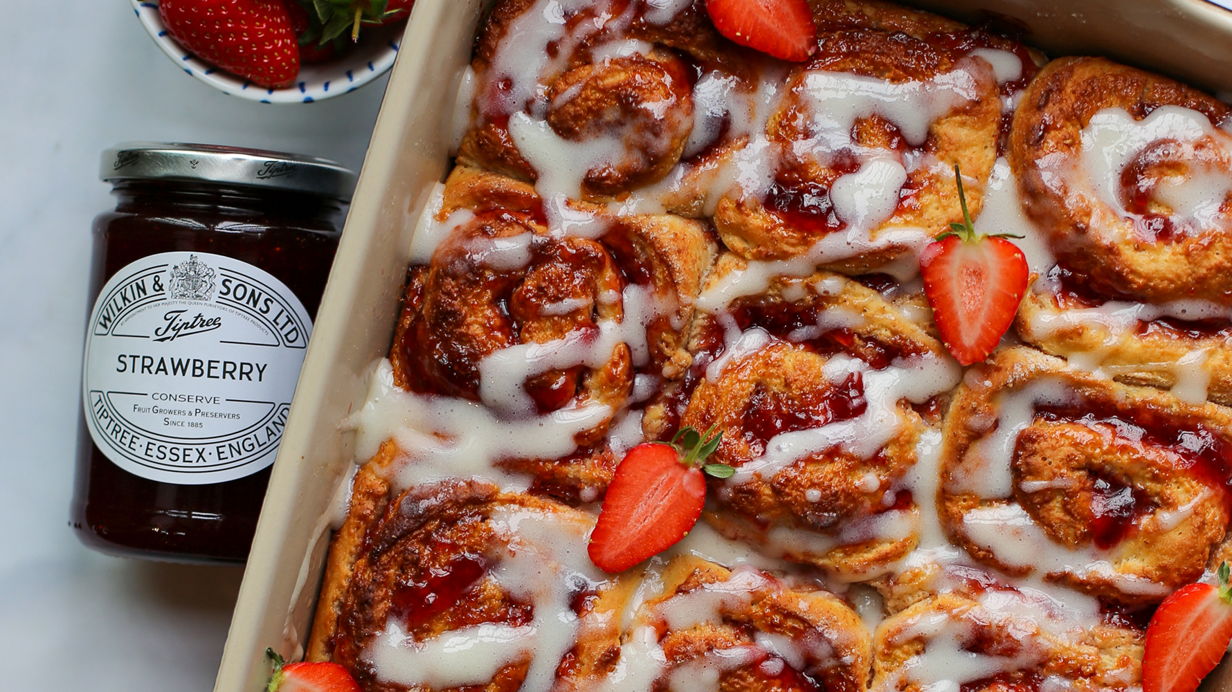 Strawberry Jam Rolls