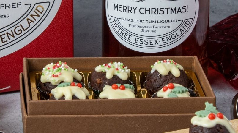Christmas Pudding Chocolate Rum Truffles