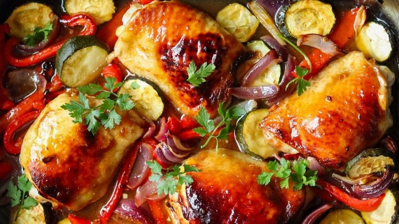 Tiptree Hot Mango Chicken Tray Bake