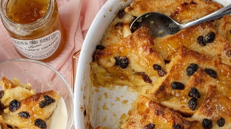 Marmalade Bread and Butter Pudding
