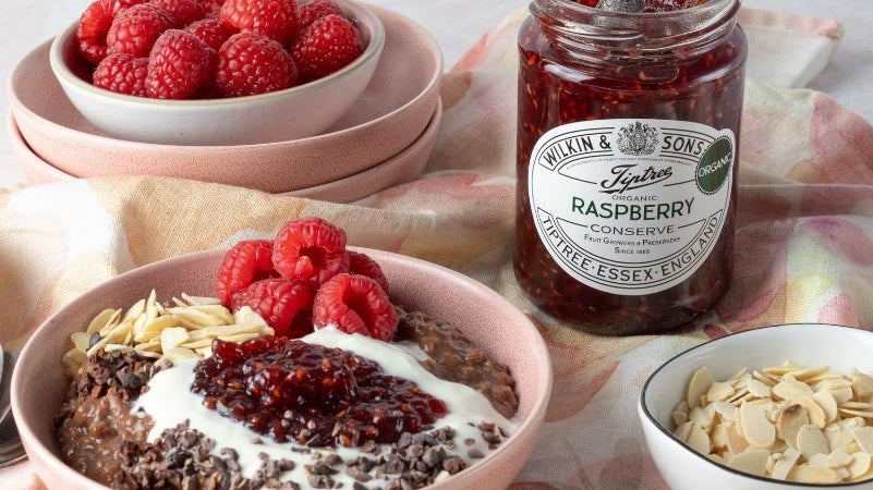 Chocolate and Raspberry Porridge