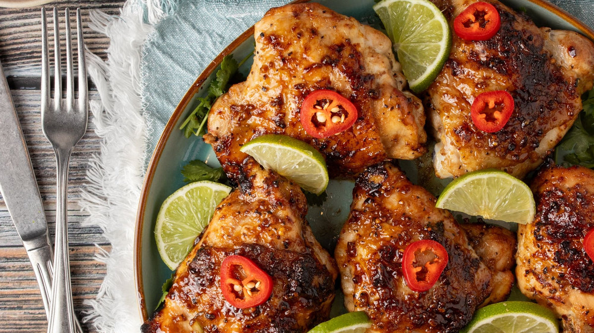 Sticky Lime Marmalade Chicken