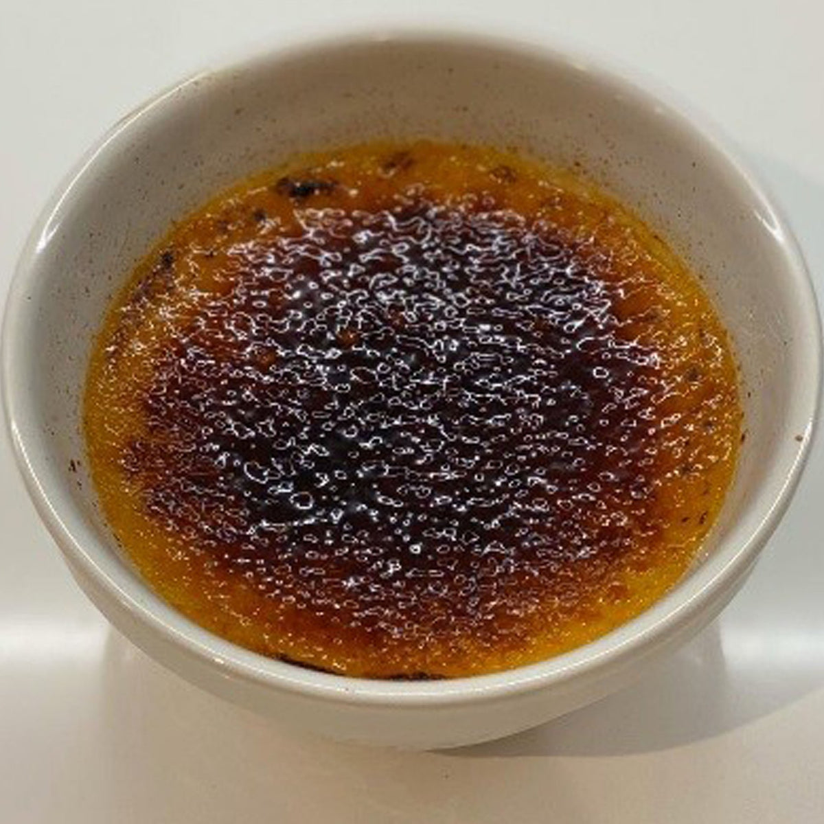 Tiptree passion fruit curd crème brûlée