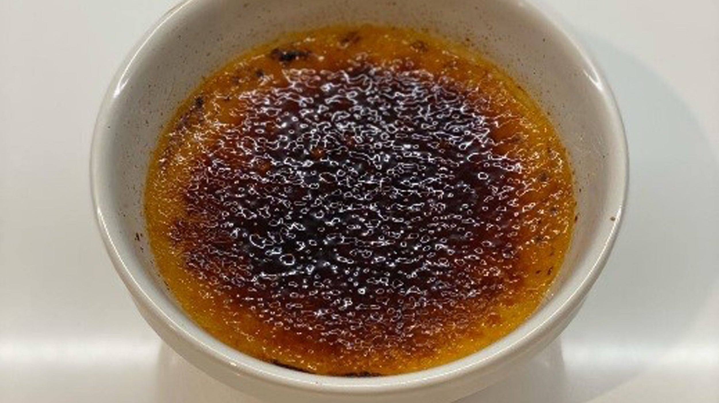 Tiptree passion fruit curd crème brûlée