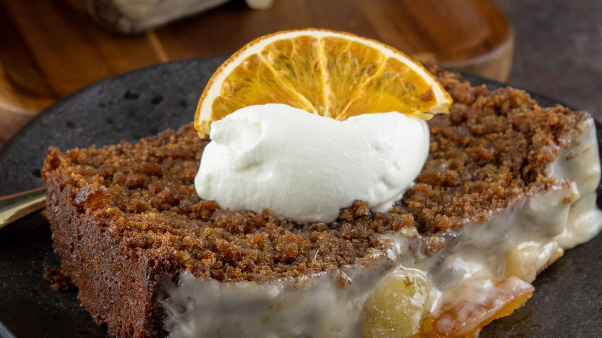 Sticky Blood Orange Marmalade & Ginger Loaf