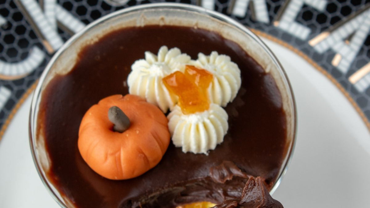 Blood Orange and Chocolate Pots