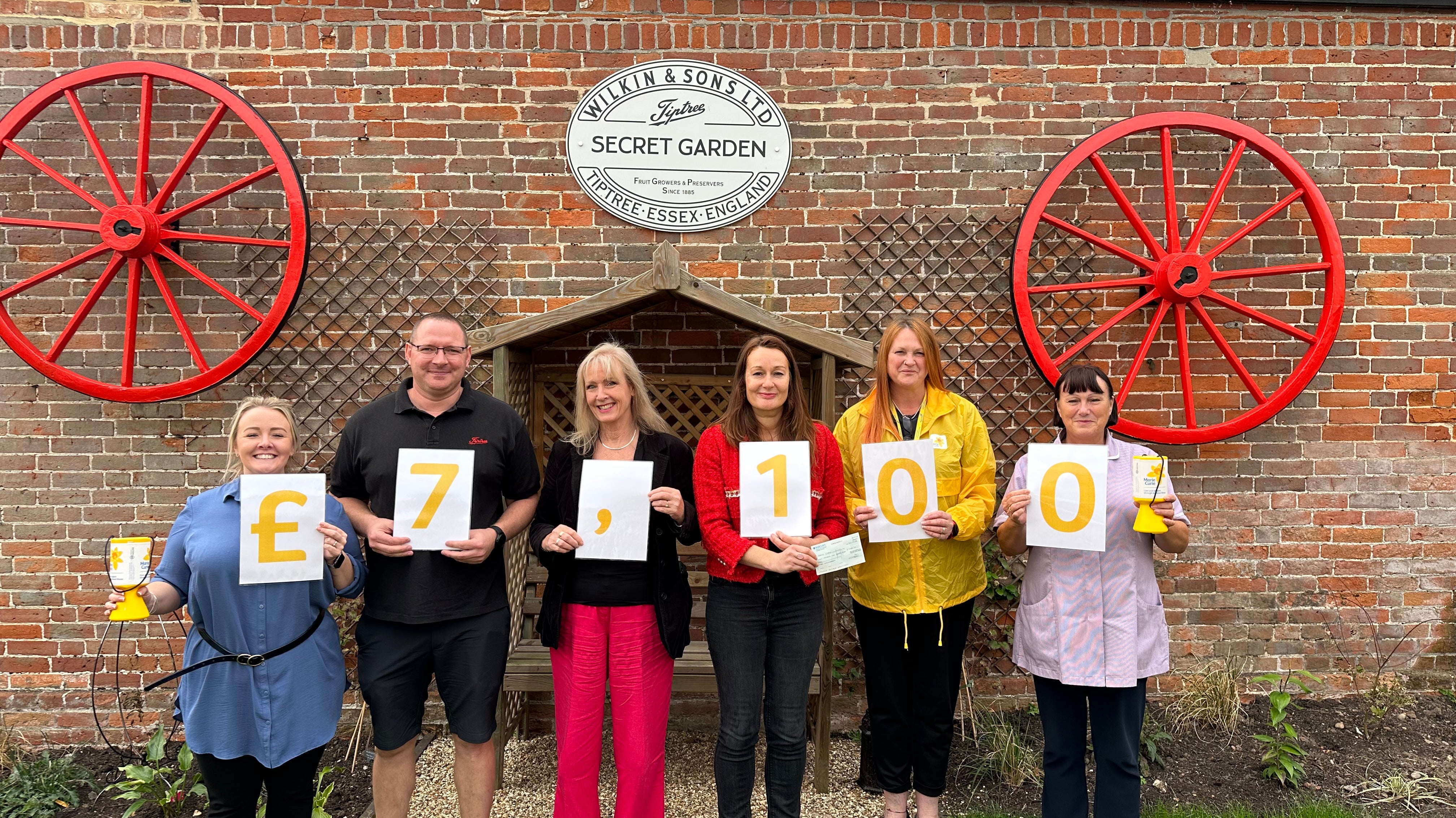LITTLE SCARLET FESTIVAL FUNDRAISING DONATION TO MARIE CURIE