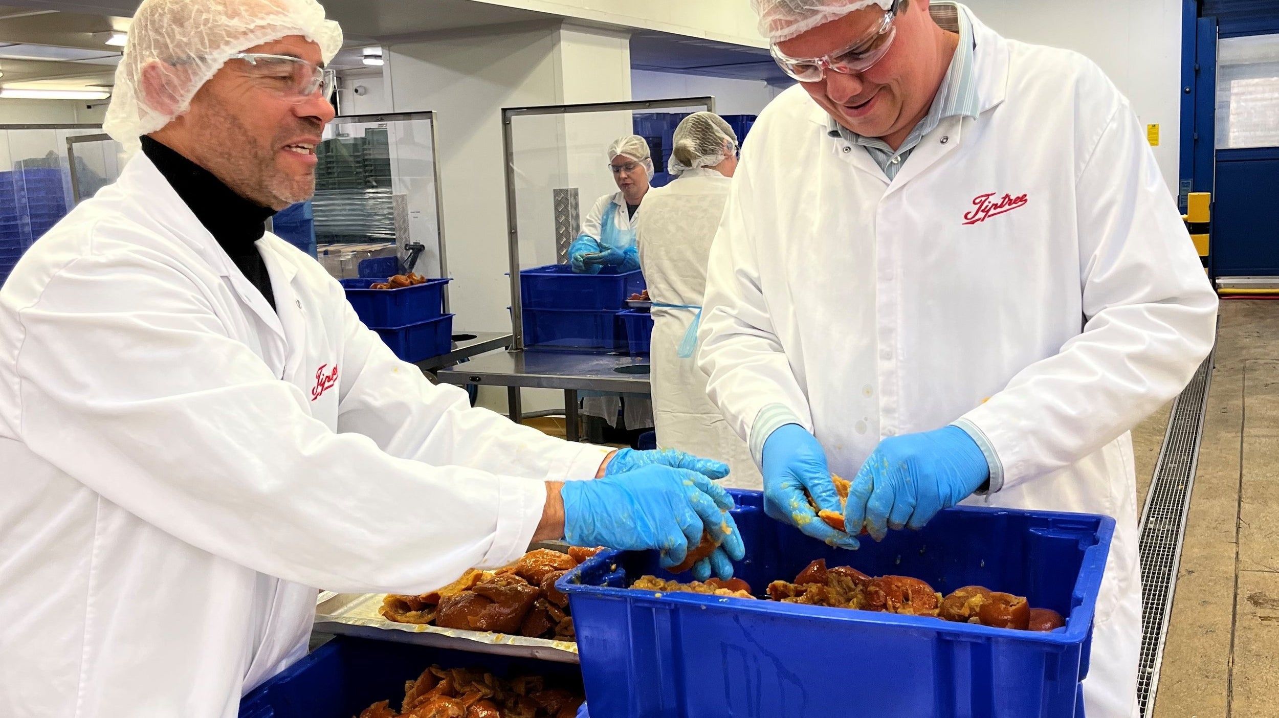 Filming with tv presenter Kevin Duala at tiptree