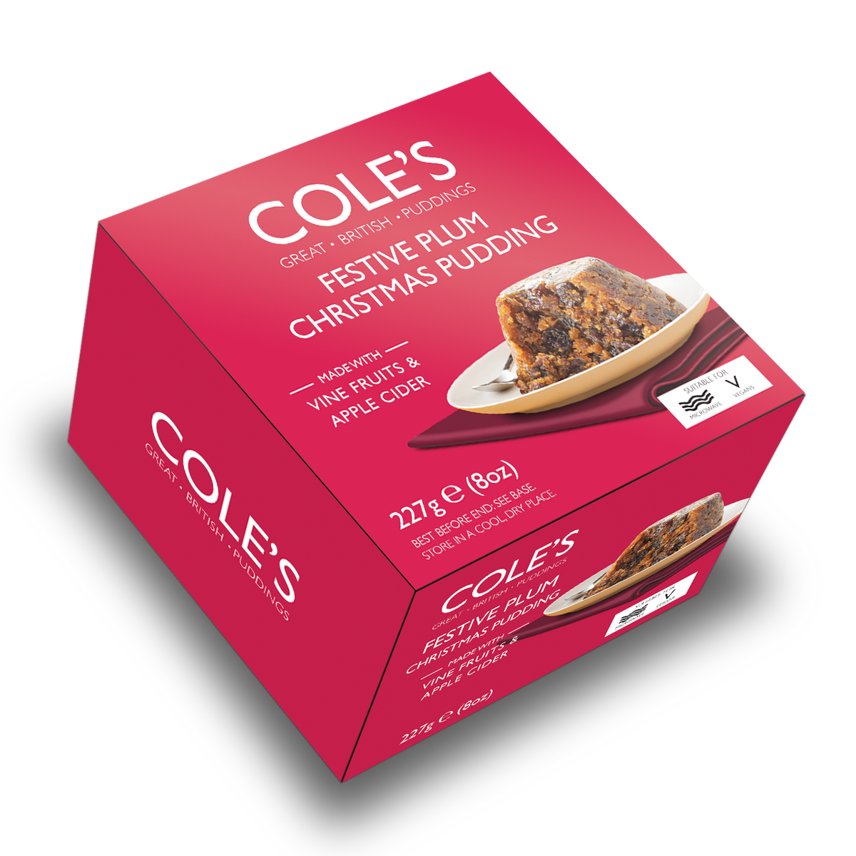Cole's Festive Plum Pudding 227g – Tiptree