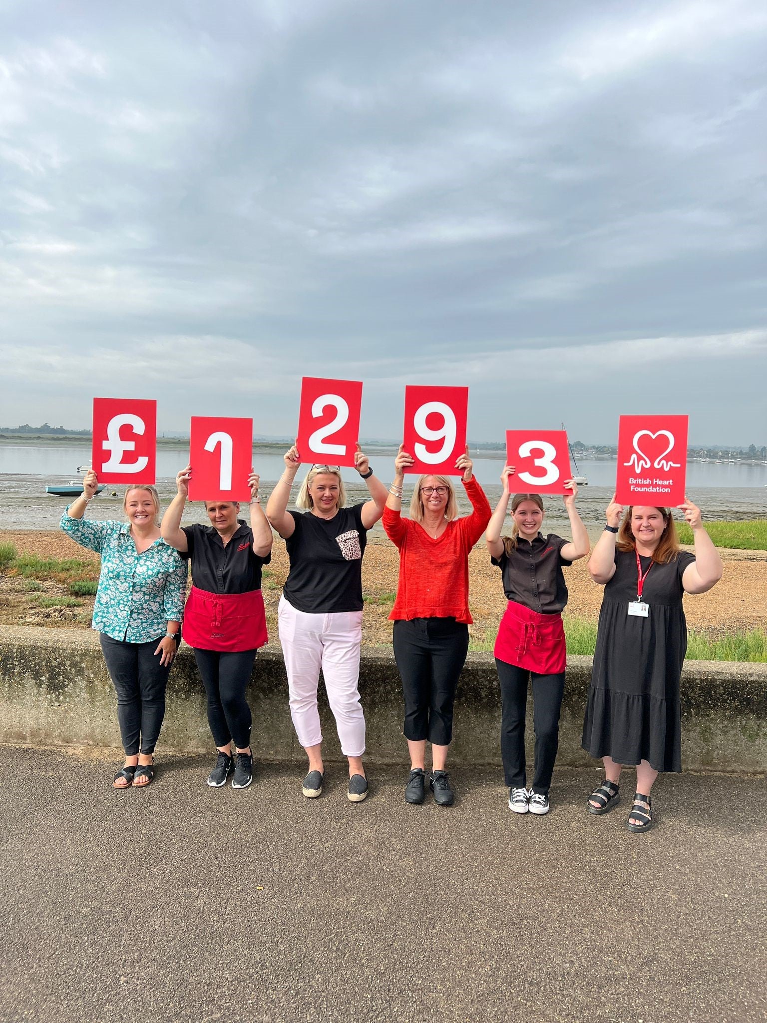 National Cream Tea Day fundraising donated to British Heart Foundation.