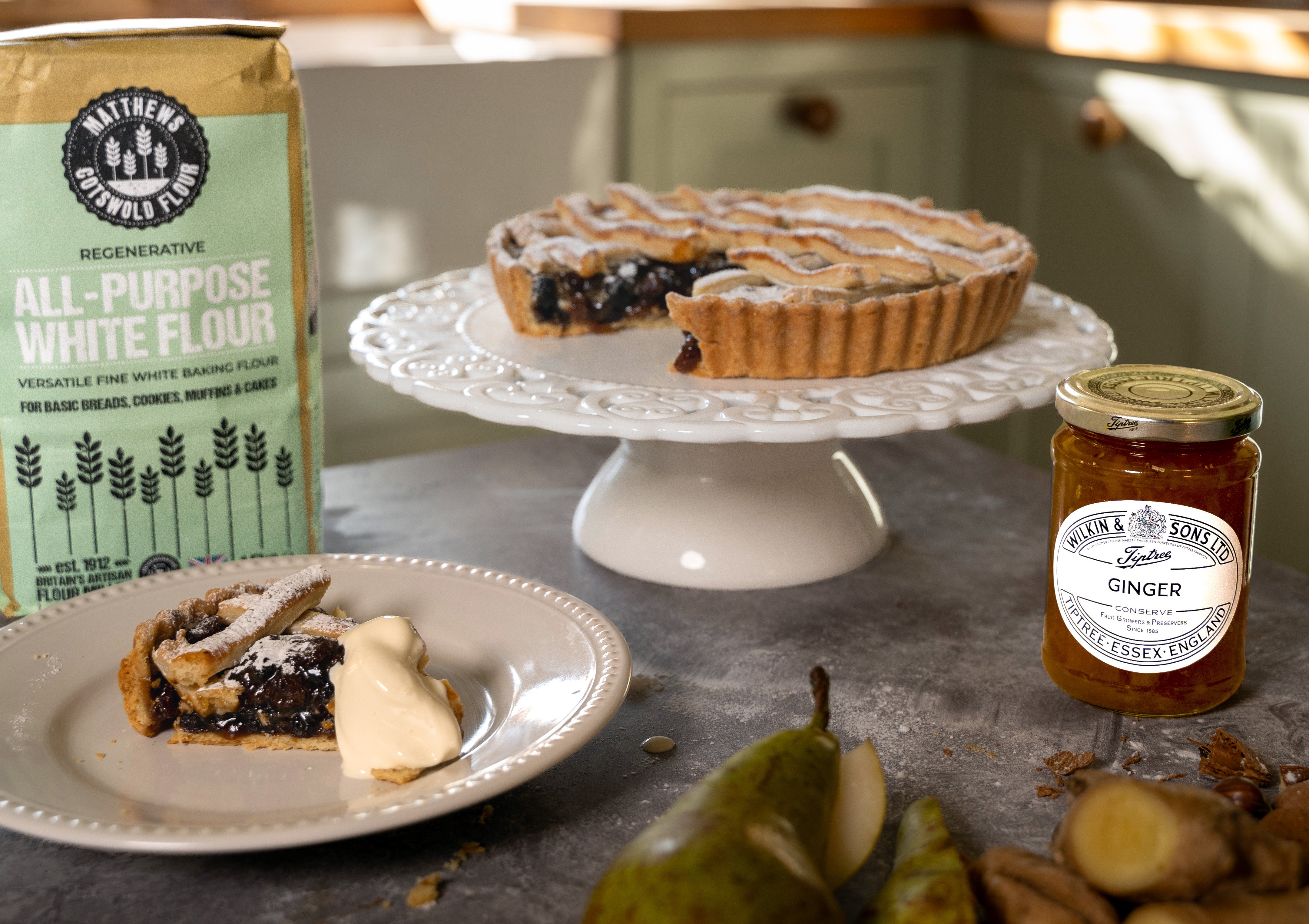 Pear and Ginger Mincemeat Tart