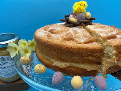 Lemon Curd Easter Cake