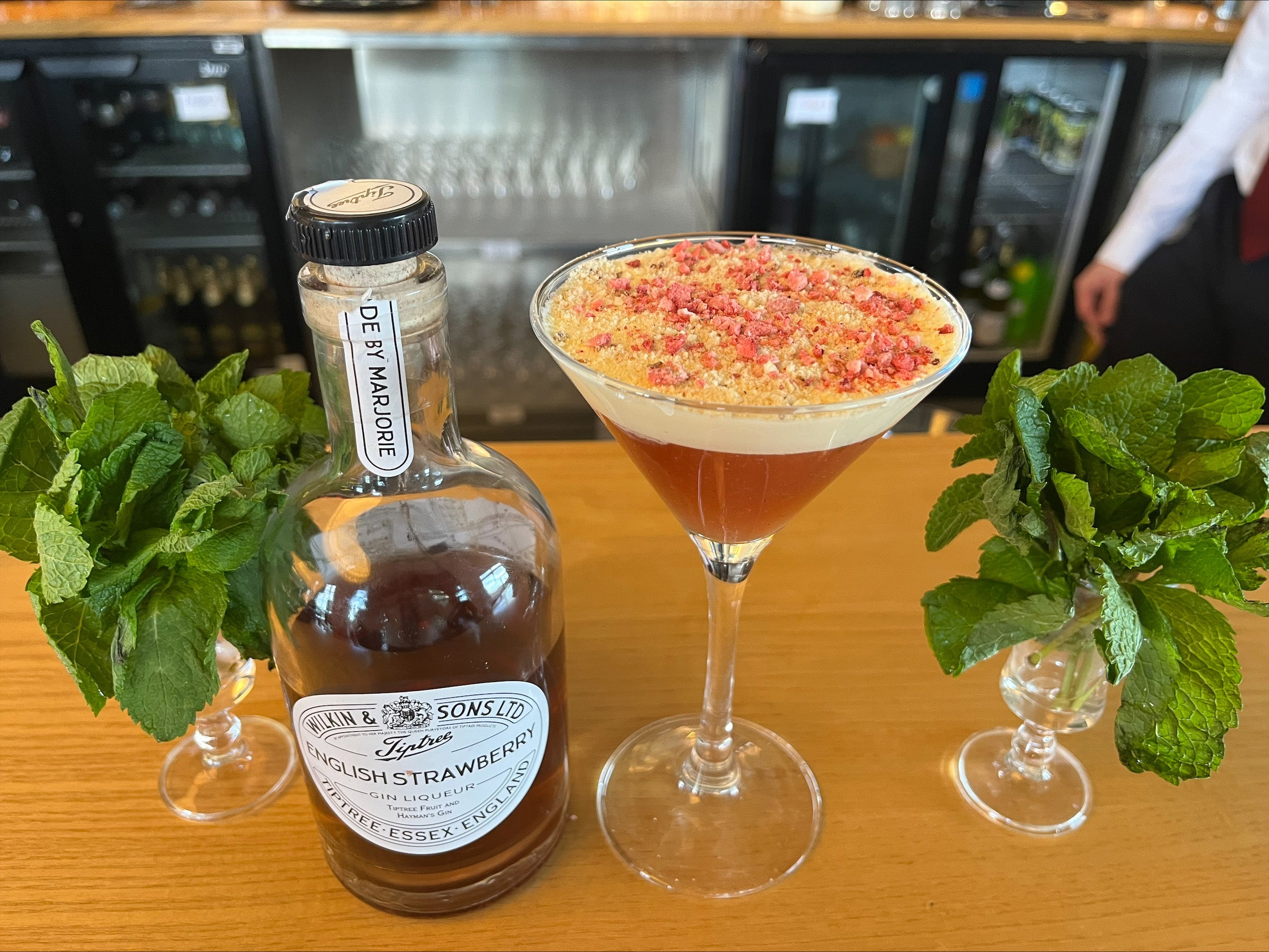 Strawberry and Cream Cocktail