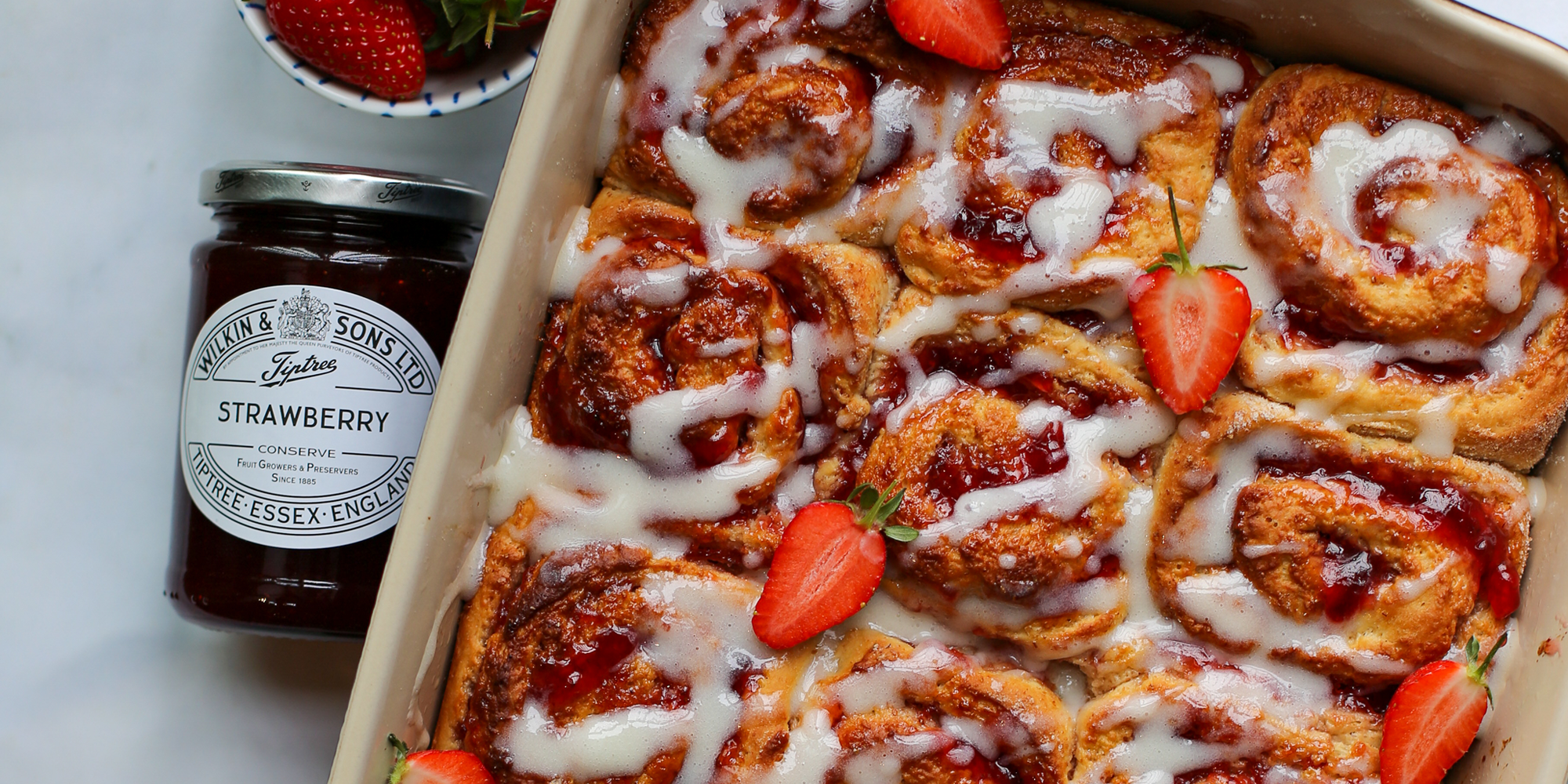 Strawberry Jam Rolls