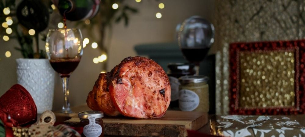Tiptree Christmas Conserve and Mustard Glazed Ham