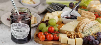 Cheeseboard with Cranberry Jelly