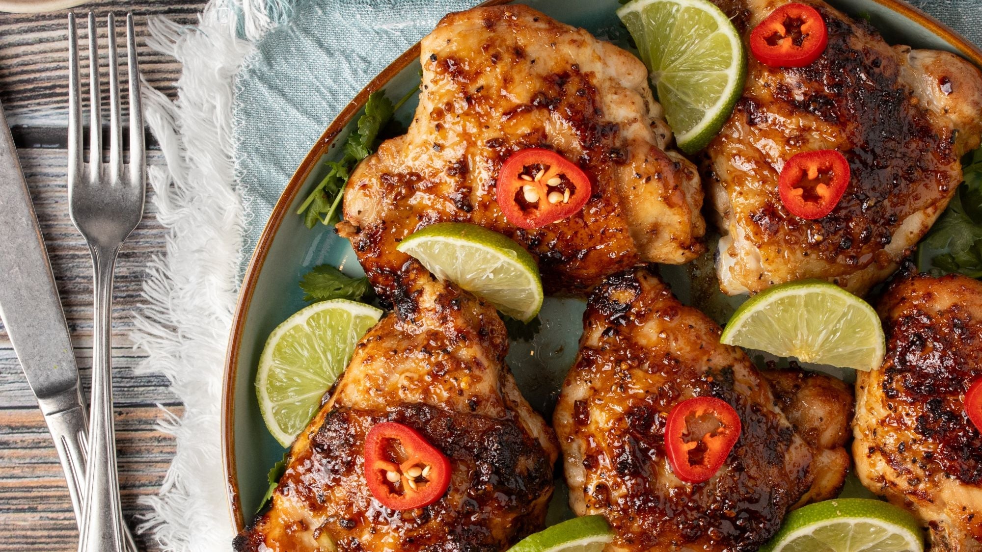 Sticky Lime Marmalade Chicken