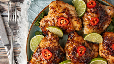 Sticky Lime Marmalade Chicken