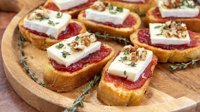 Crab Apple Jelly and Brie Crostini
