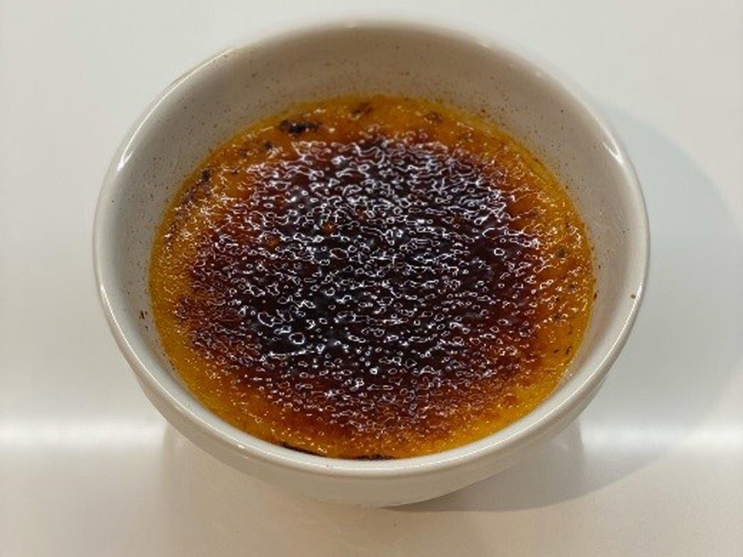 Tiptree passion fruit curd crème brûlée