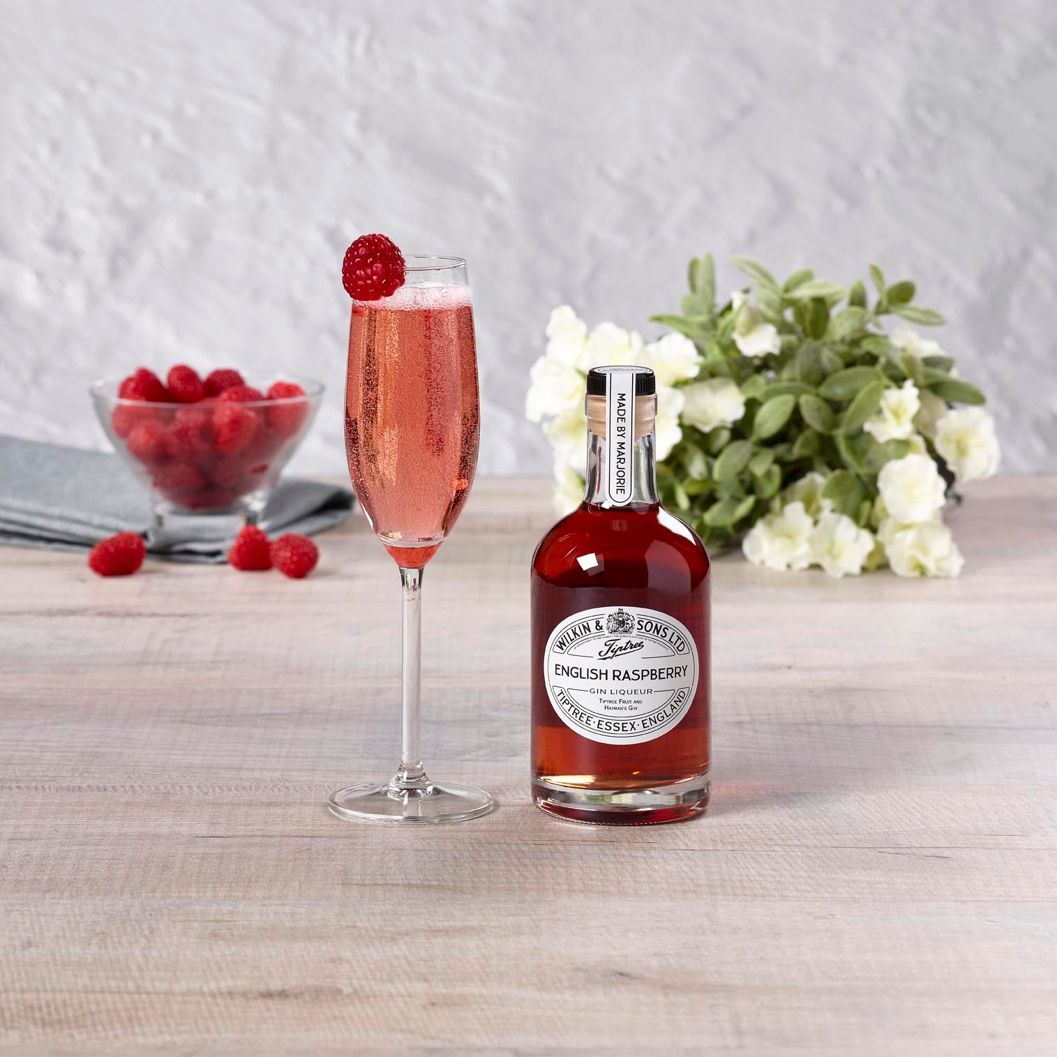 Raspberry Gin Royale