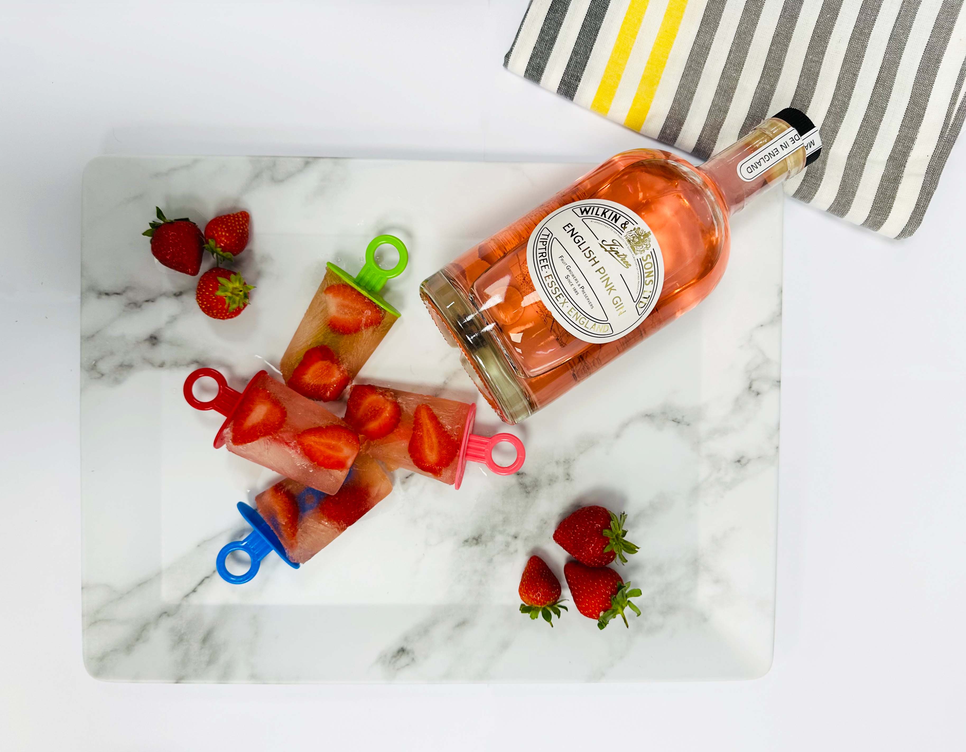 Pink Gin Ice Lollies