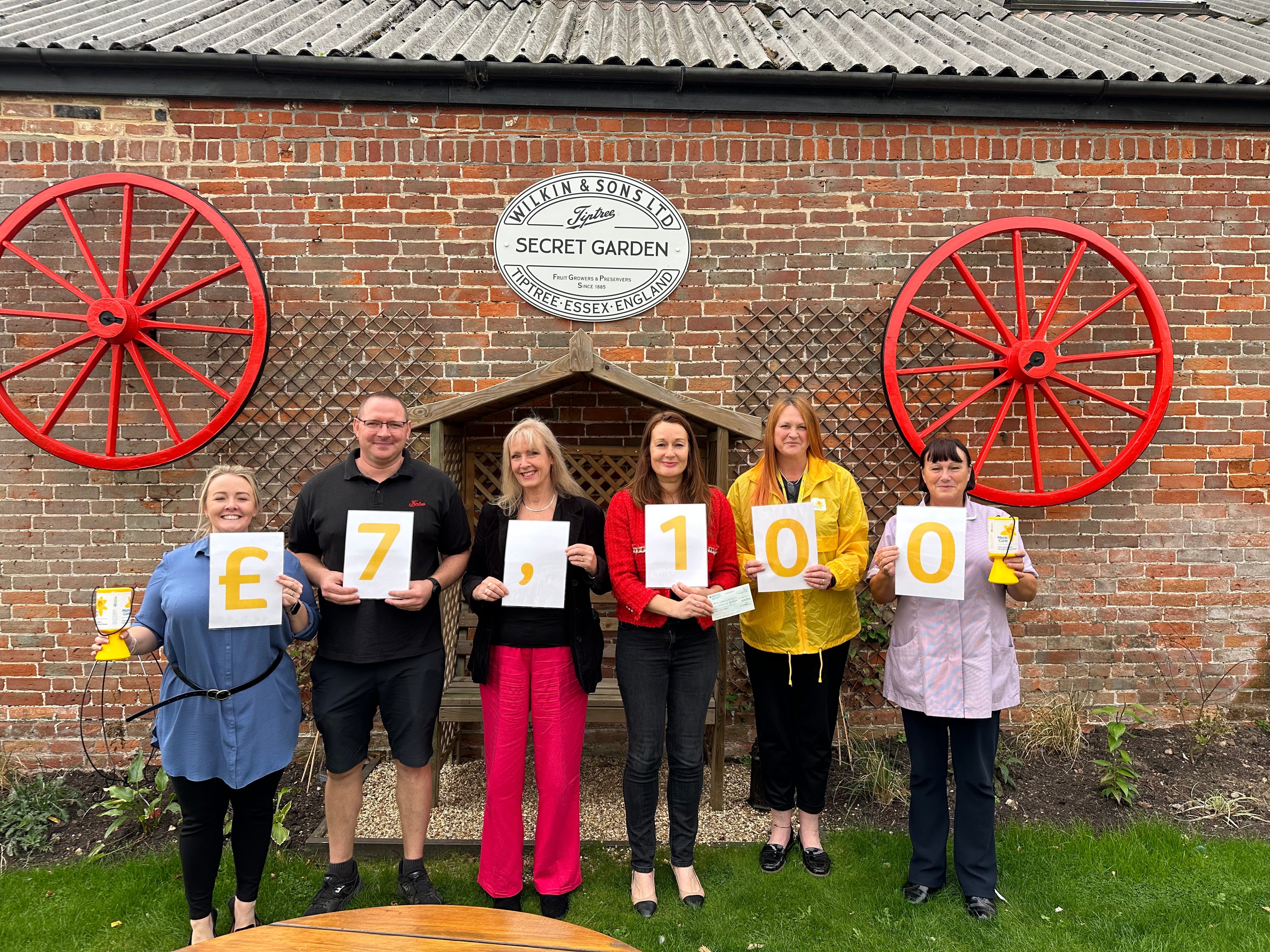 LITTLE SCARLET FESTIVAL FUNDRAISING DONATION TO MARIE CURIE