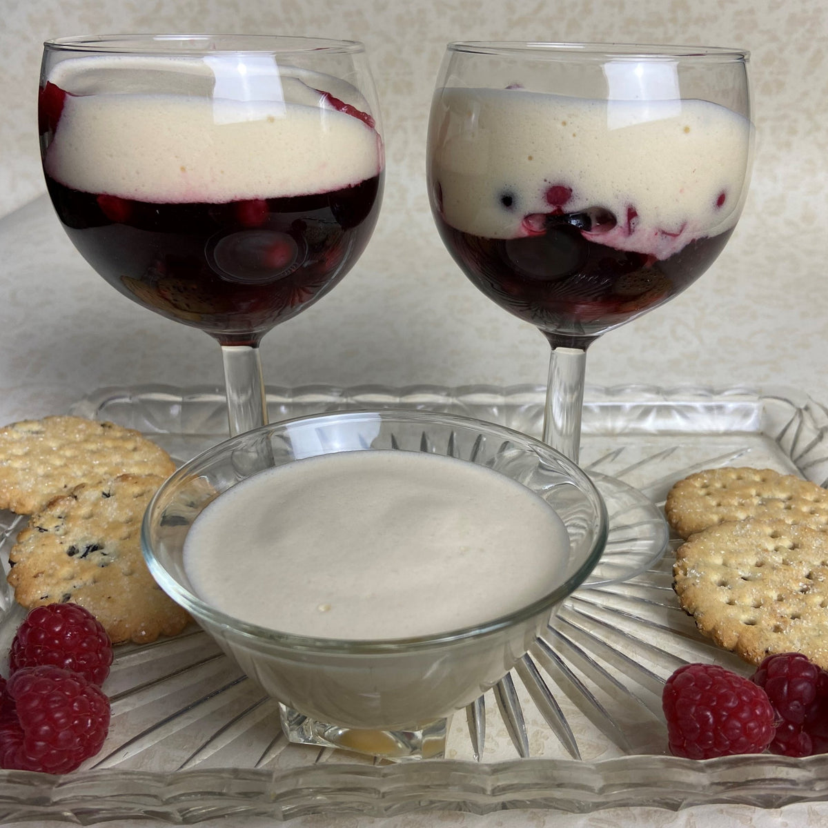 Summer fruits zabaglione Tiptree
