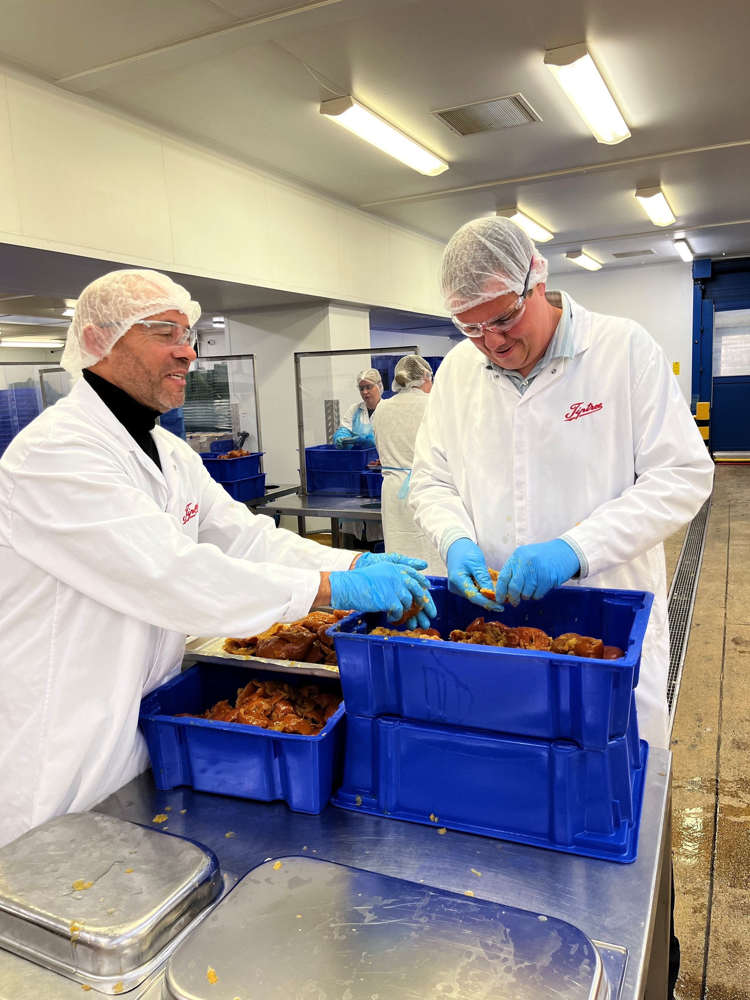 Filming with tv presenter Kevin Duala at tiptree